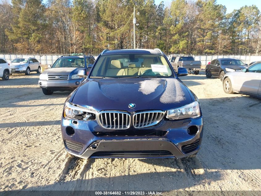 2017 BMW X3 SDRIVE28I - 5UXWZ7C31H0X42738