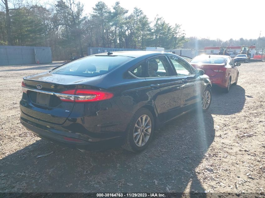 2017 FORD FUSION SE - 3FA6P0H74HR203028