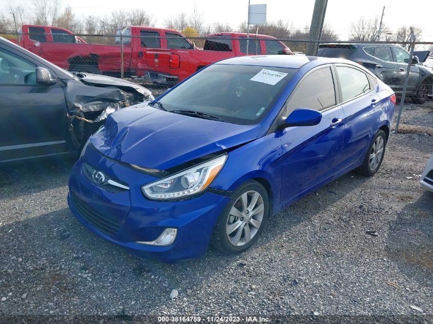 2014 HYUNDAI ACCENT GLS/SE - KMHCU4AE5EU739444