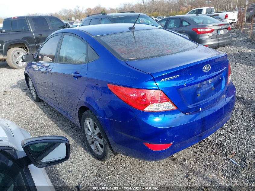2014 HYUNDAI ACCENT GLS/SE - KMHCU4AE5EU739444