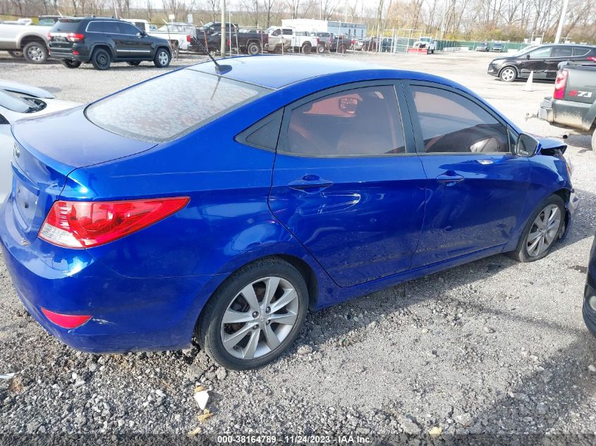 2014 HYUNDAI ACCENT GLS/SE - KMHCU4AE5EU739444