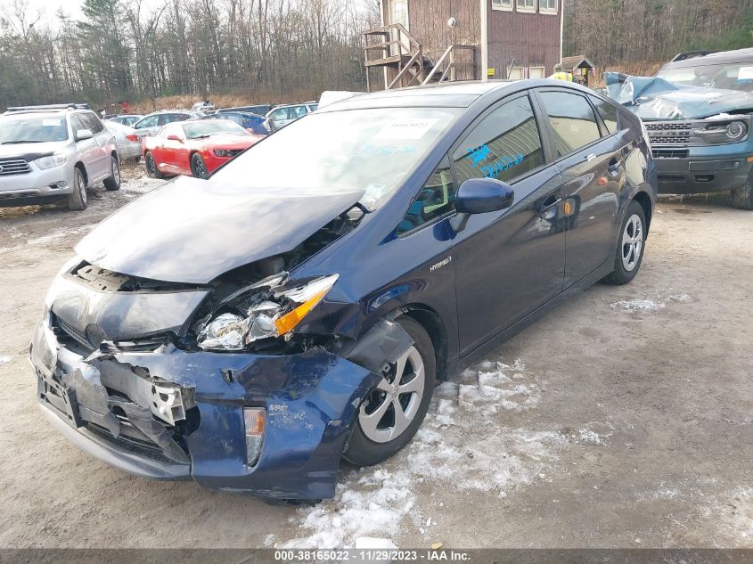 2014 TOYOTA PRIUS FOUR - JTDKN3DUXE1838000