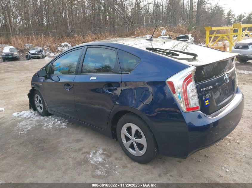 2014 TOYOTA PRIUS FOUR - JTDKN3DUXE1838000