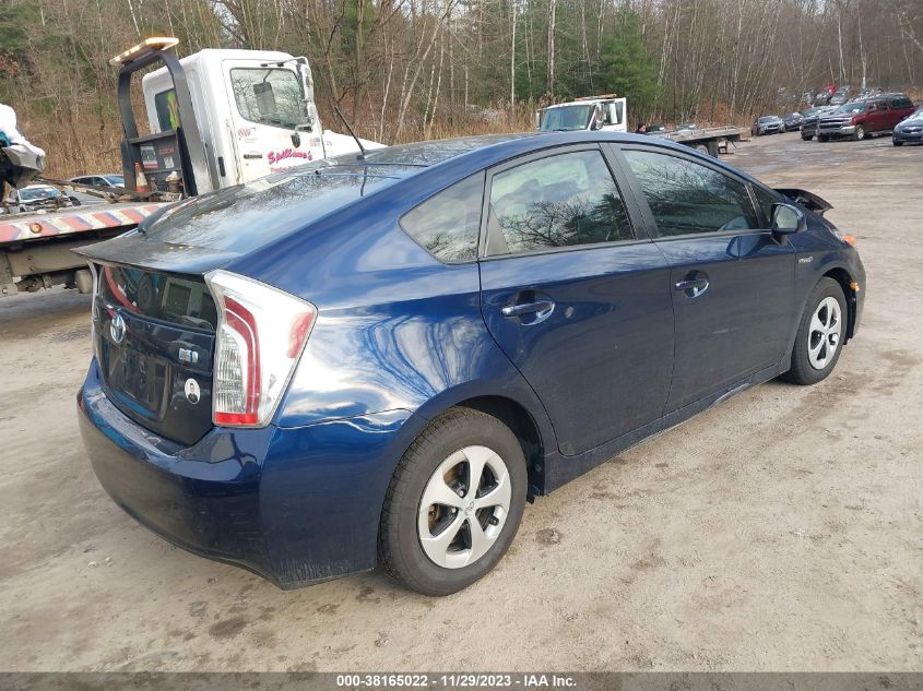 2014 TOYOTA PRIUS FOUR - JTDKN3DUXE1838000