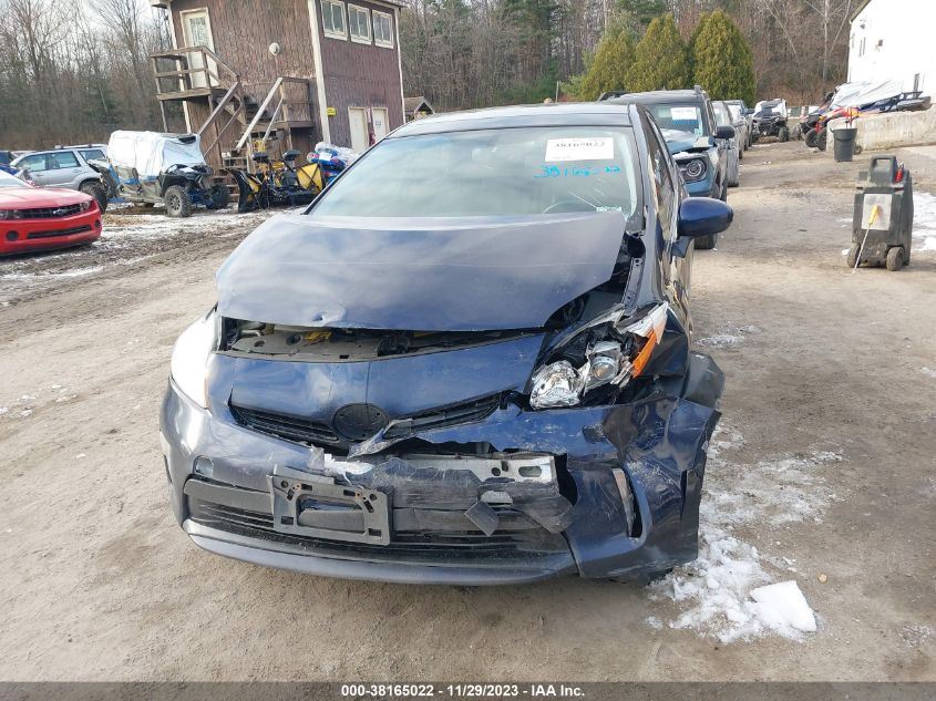 2014 TOYOTA PRIUS FOUR - JTDKN3DUXE1838000
