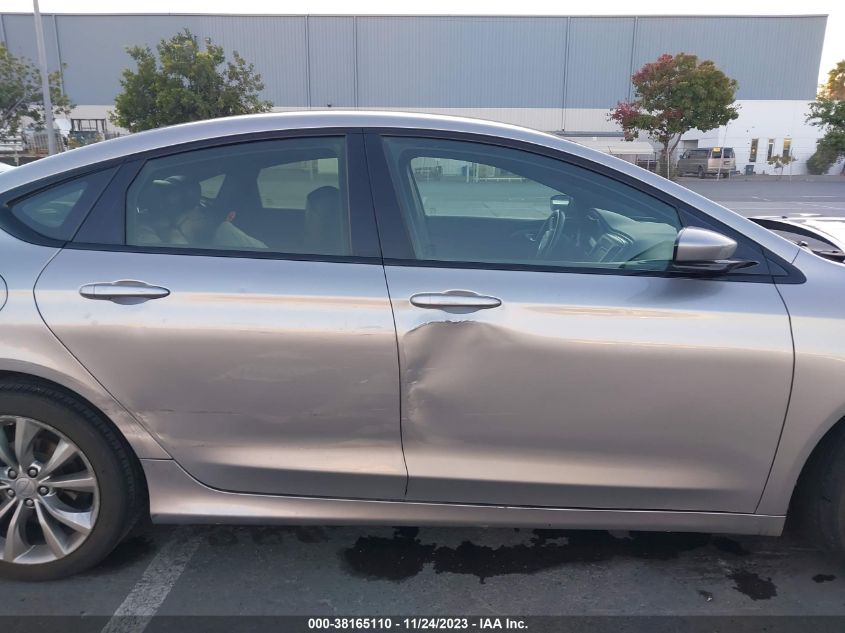 2015 CHRYSLER 200 S - 1C3CCCBB7FN696490