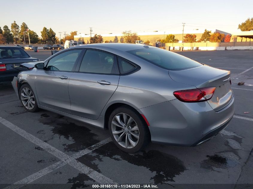2015 CHRYSLER 200 S - 1C3CCCBB7FN696490