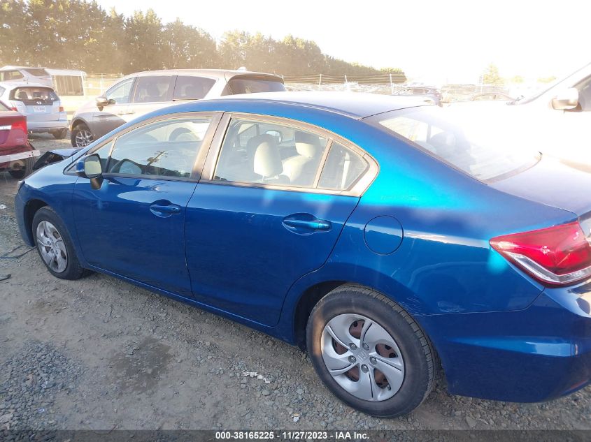 2013 HONDA CIVIC LX - 2HGFB2F55DH560778