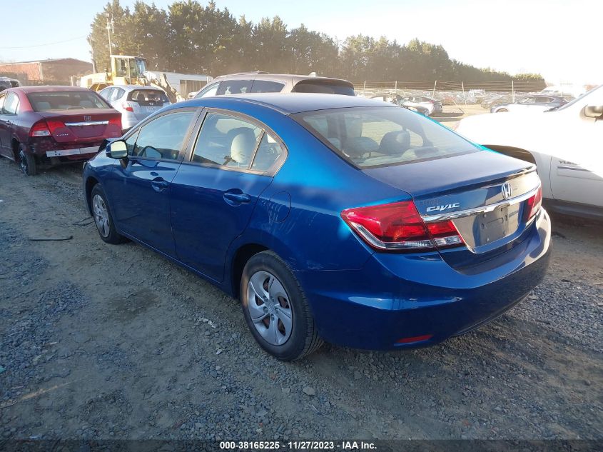 2013 HONDA CIVIC LX - 2HGFB2F55DH560778