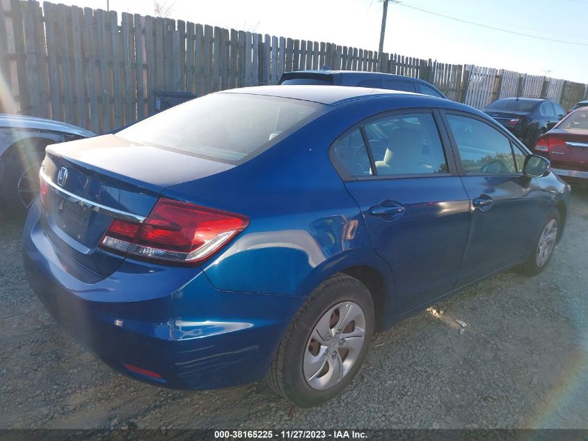 2013 HONDA CIVIC LX - 2HGFB2F55DH560778