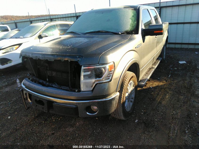 2013 FORD F-150 LARIAT - 1FTFW1CF6DFD55272