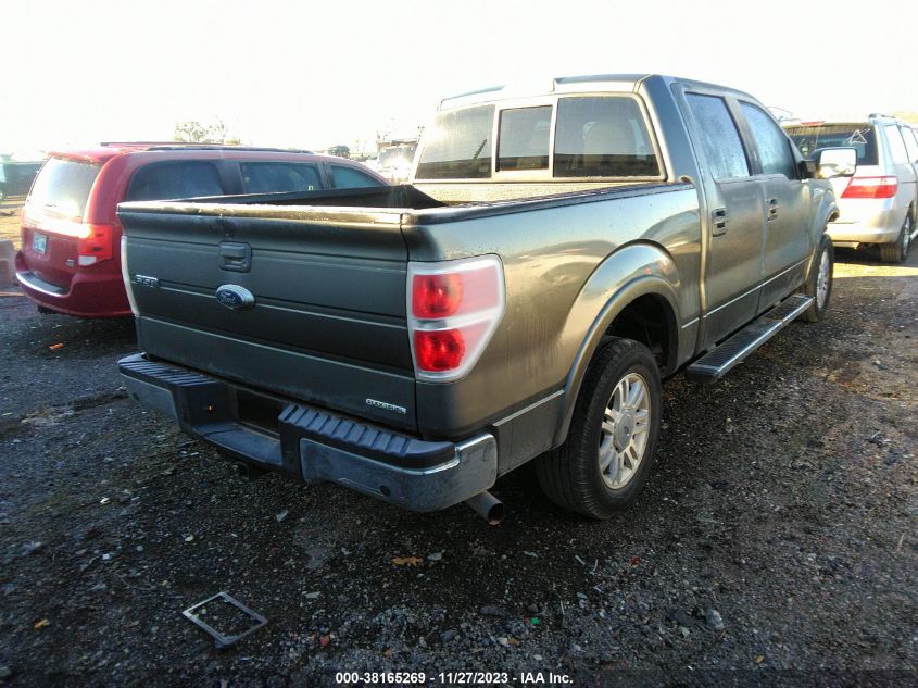 2013 FORD F-150 LARIAT - 1FTFW1CF6DFD55272