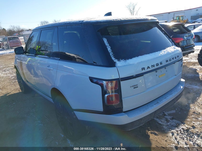 VIN SALGS2RU6LA597320 2020 LAND ROVER RANGE ROVER HSE