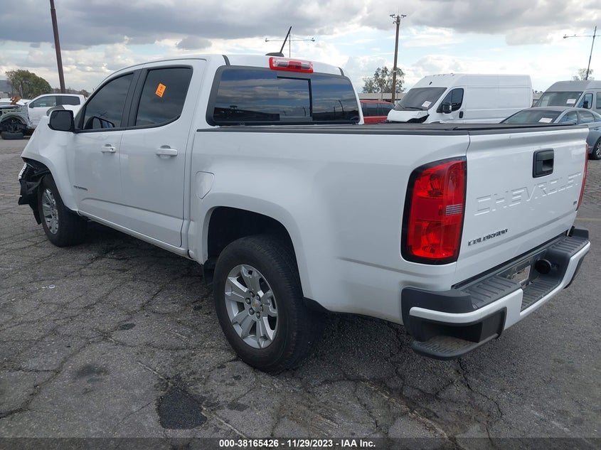 VIN 1GCGSCEA7N1239607 2022 CHEVROLET COLORADO LT