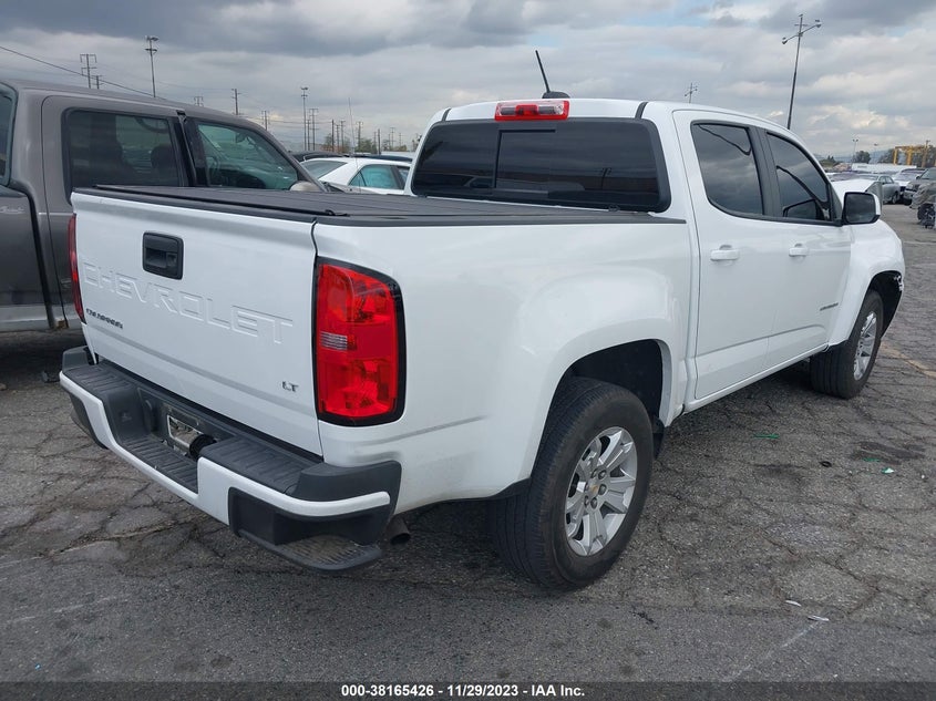 VIN 1GCGSCEA7N1239607 2022 CHEVROLET COLORADO LT