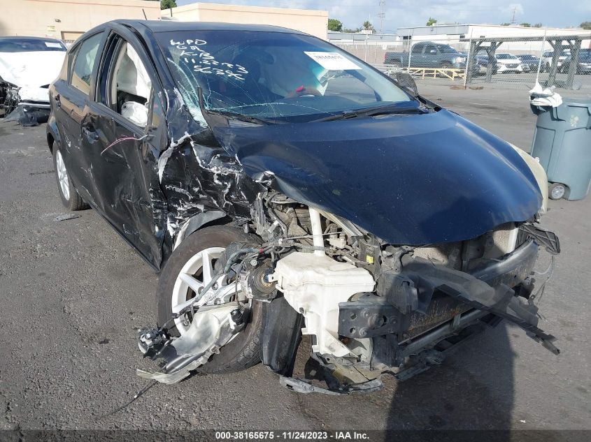 2013 TOYOTA PRIUS C FOUR - JTDKDTB37D1555761