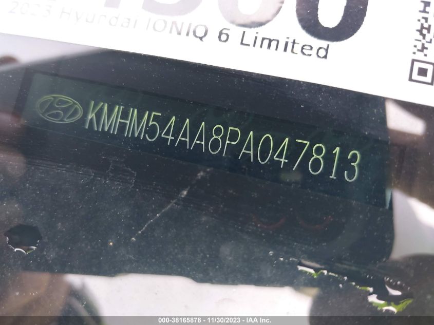 2023 HYUNDAI IONIQ 6 LIMITED KMHM54AA8PA047813