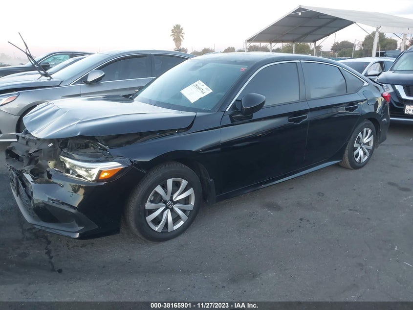 VIN 2HGFE2F27NH531491 2022 HONDA CIVIC LX