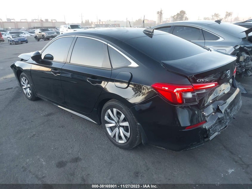 VIN 2HGFE2F27NH531491 2022 HONDA CIVIC LX