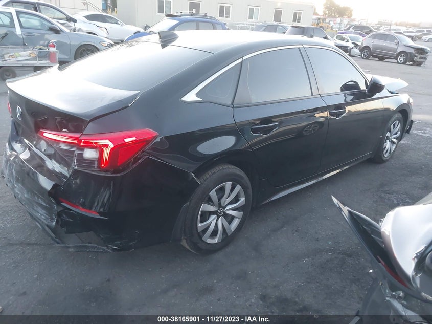 VIN 2HGFE2F27NH531491 2022 HONDA CIVIC LX