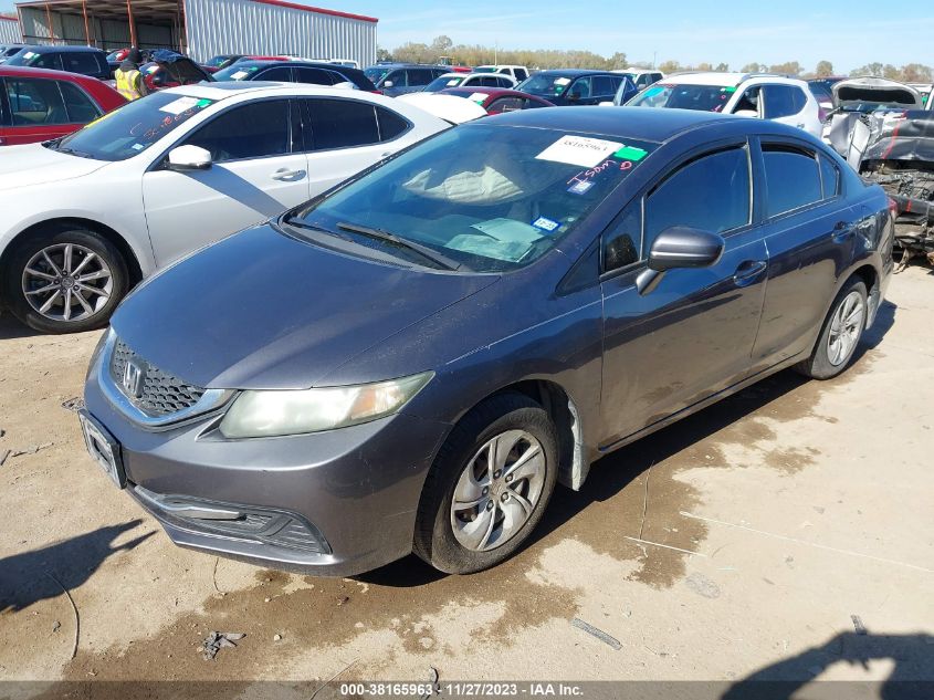 2014 HONDA CIVIC LX - 19XFB2F55EE010783