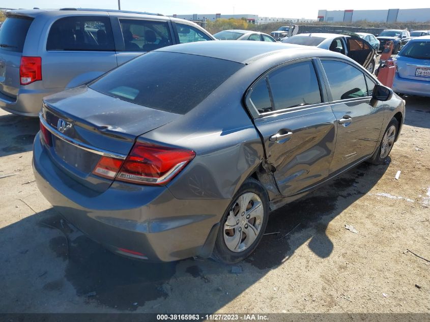 2014 HONDA CIVIC LX - 19XFB2F55EE010783