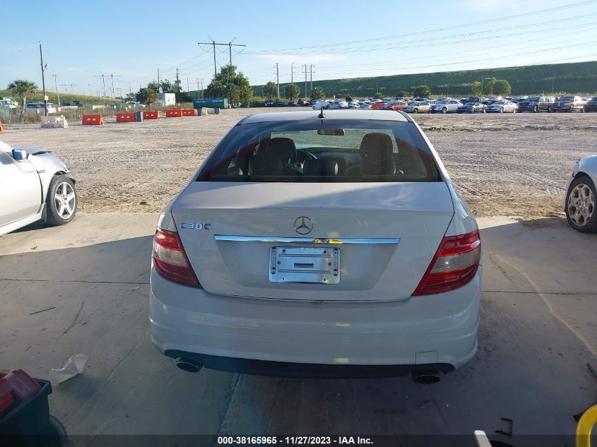 WDDGF5EBXAR106897 | 2010 MERCEDES-BENZ C 300