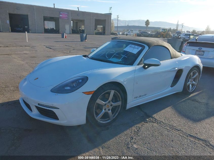 2017 PORSCHE 718 BOXSTER WP0CA2A85HS221619