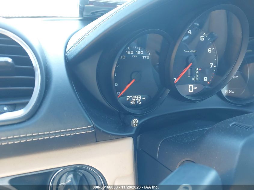 2017 PORSCHE 718 BOXSTER WP0CA2A85HS221619