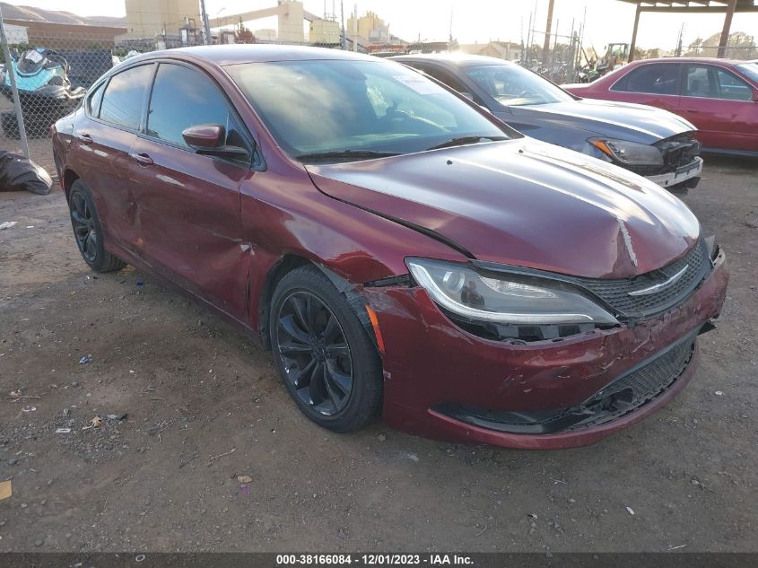 2015 CHRYSLER 200 S - 1C3CCCBB2FN660738