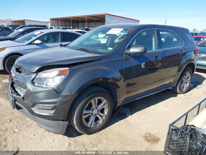 2017 CHEVROLET EQUINOX LS - 2GNALBEK2H1537526