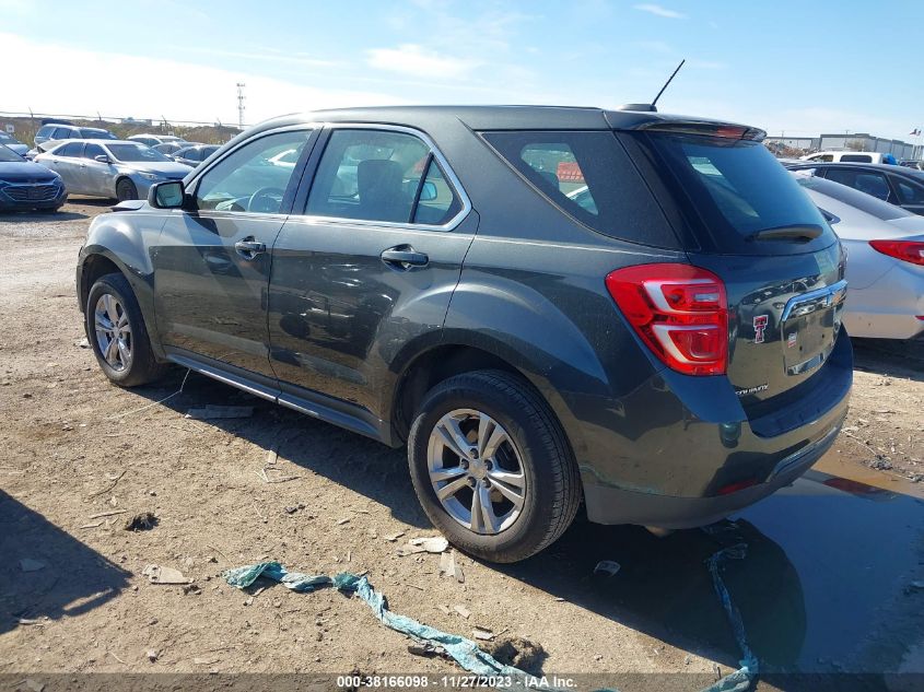 2017 CHEVROLET EQUINOX LS - 2GNALBEK2H1537526