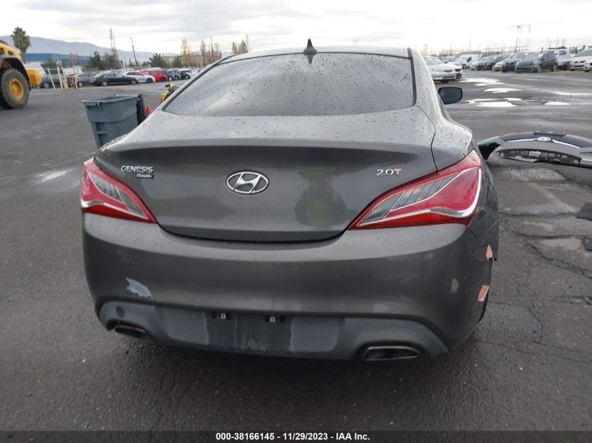 2013 HYUNDAI GENESIS 2.0T - KMHHT6KD8DU080977