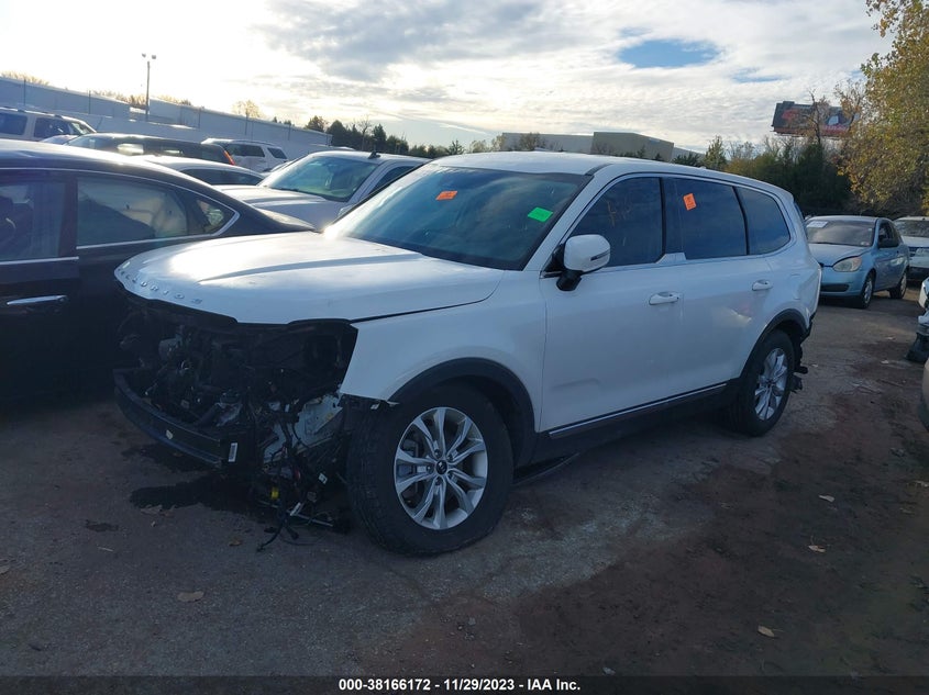 VIN 5XYP24HC4MG097458 2021 KIA TELLURIDE LX