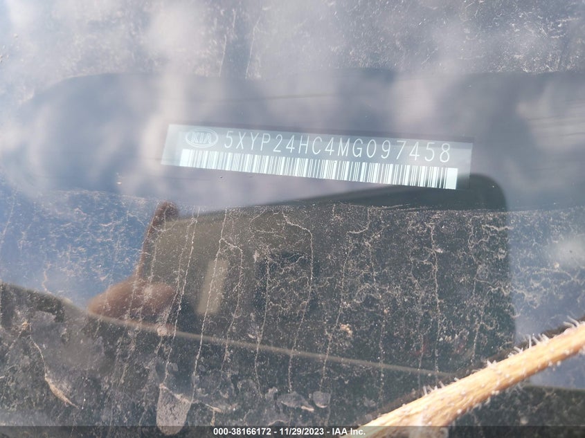 VIN 5XYP24HC4MG097458 2021 KIA TELLURIDE LX