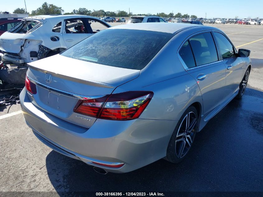 2016 HONDA ACCORD SPORT - 1HGCR2F56GA125267