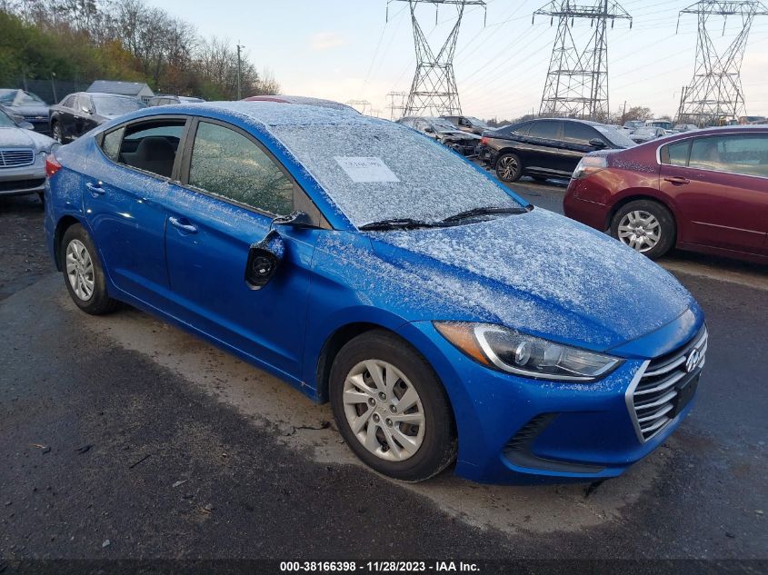 2017 HYUNDAI ELANTRA SE - 5NPD74LF3HH211390