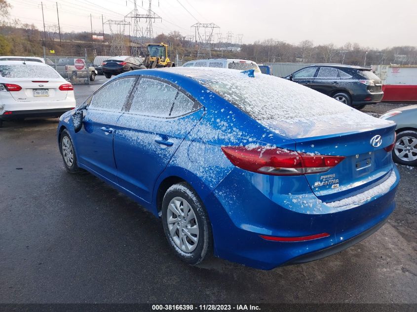 2017 HYUNDAI ELANTRA SE - 5NPD74LF3HH211390