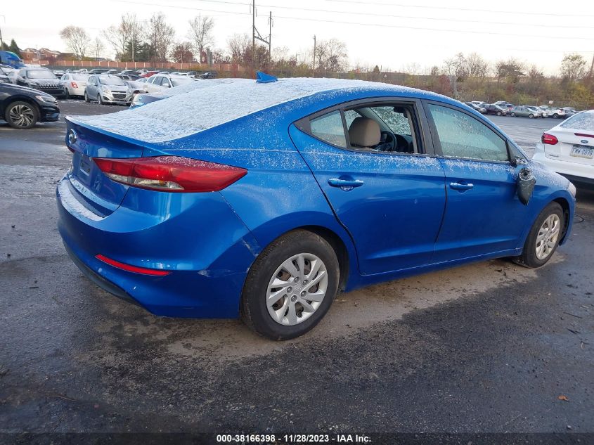 2017 HYUNDAI ELANTRA SE - 5NPD74LF3HH211390