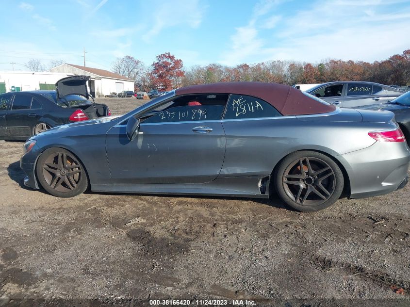 2017 MERCEDES-BENZ S 550 WDDXK8CB1HA031368