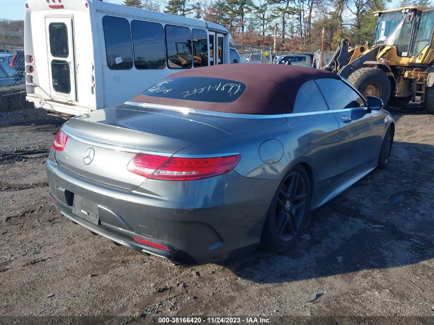 2017 MERCEDES-BENZ S 550 WDDXK8CB1HA031368
