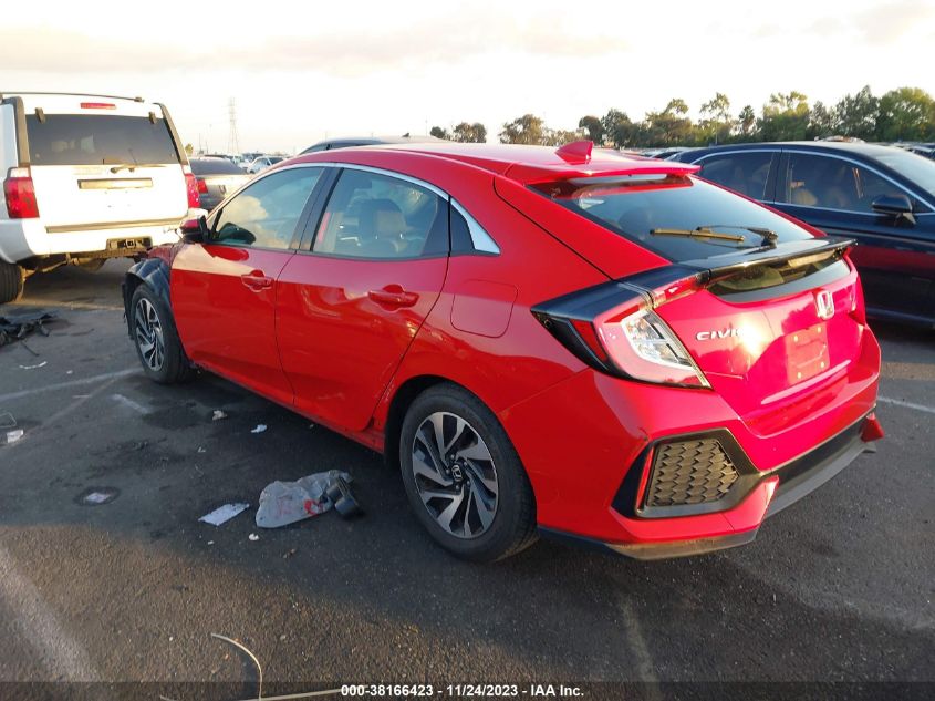 2017 HONDA CIVIC LX - SHHFK7H25HU419833