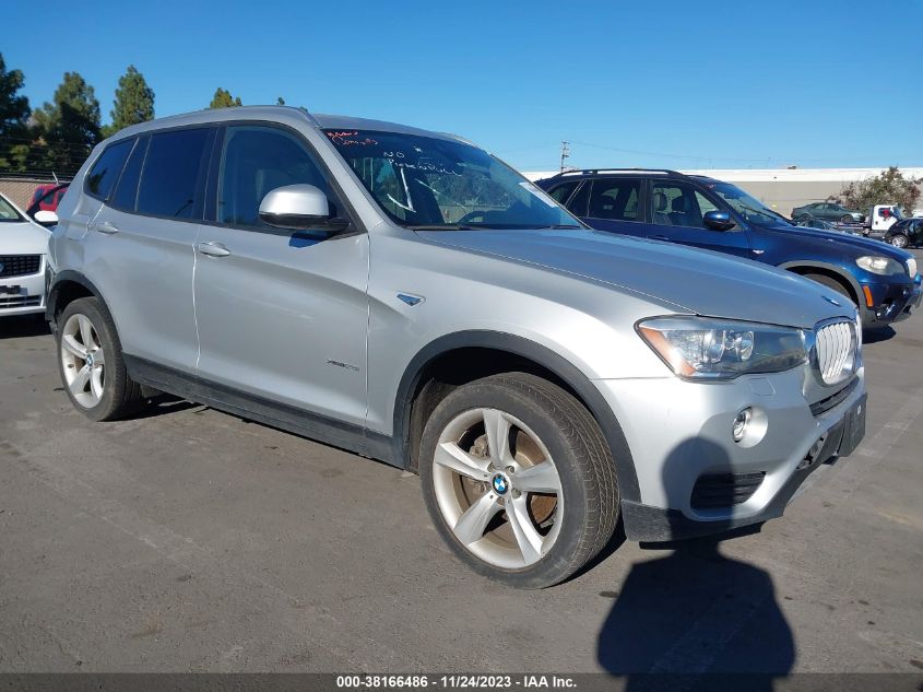 2017 BMW X3 XDRIVE28I - 5UXWX9C56H0T00449