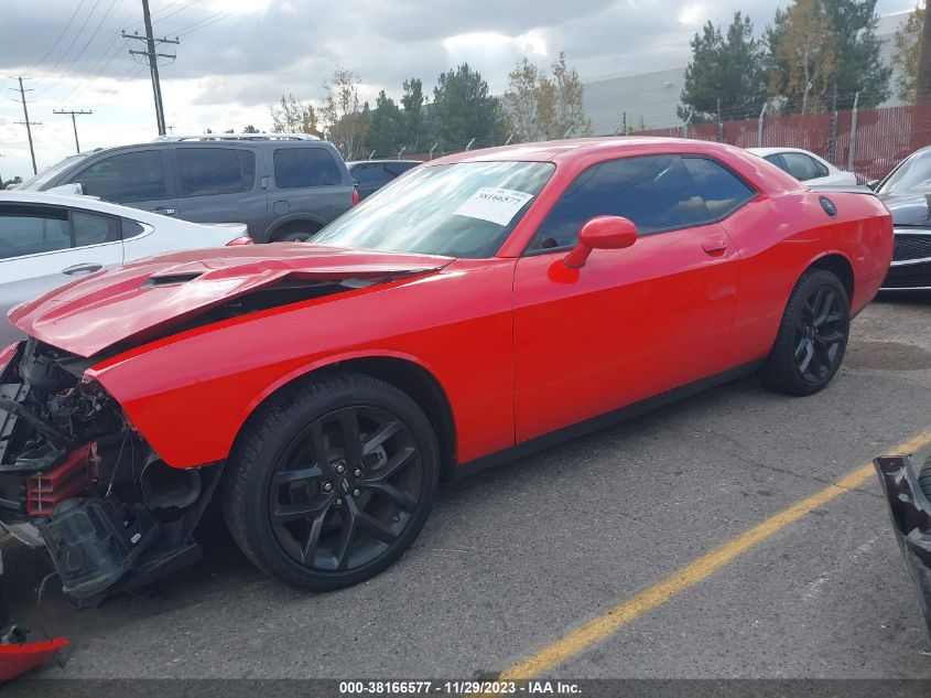 VIN 2C3CDZAG3NH132047 2022 DODGE CHALLENGER SXT