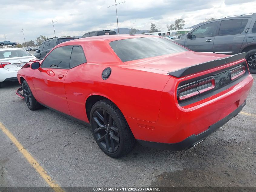 VIN 2C3CDZAG3NH132047 2022 DODGE CHALLENGER SXT