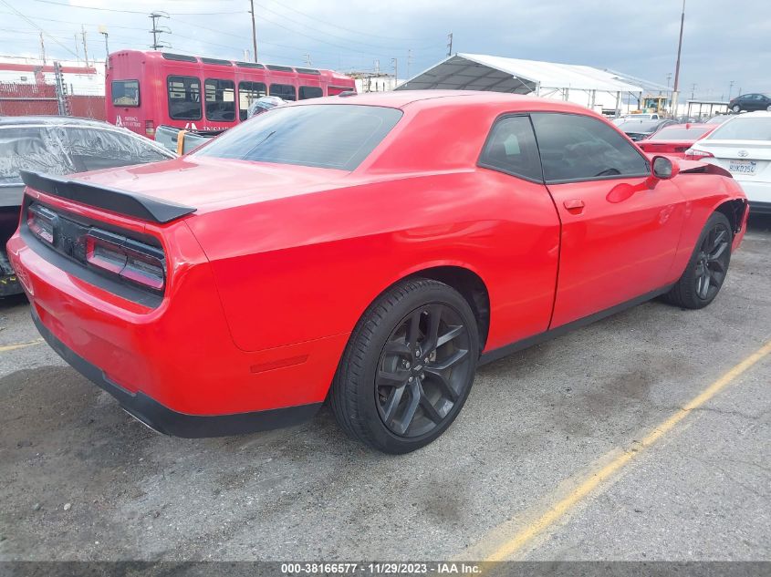 VIN 2C3CDZAG3NH132047 2022 DODGE CHALLENGER SXT