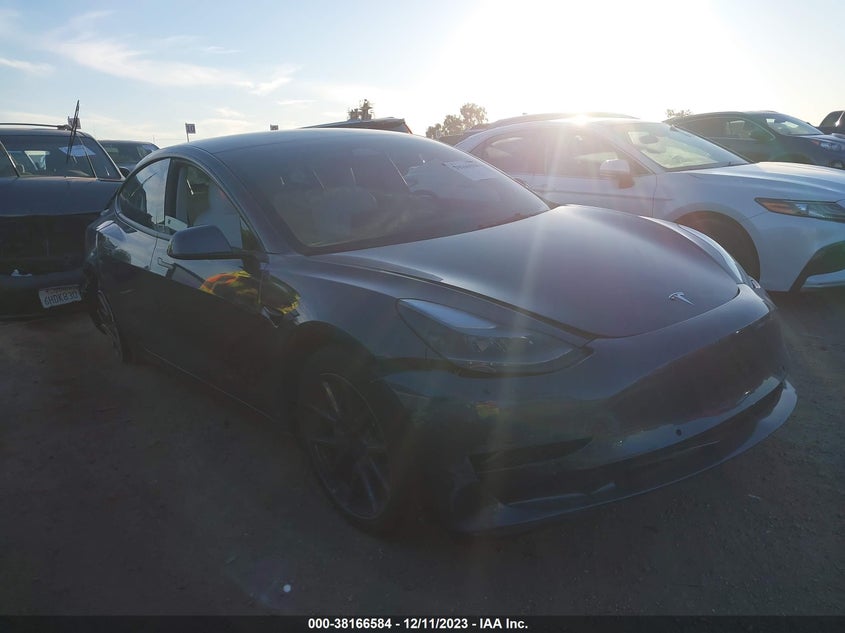VIN 5YJ3E1EB9NF178321 2022 TESLA MODEL 3