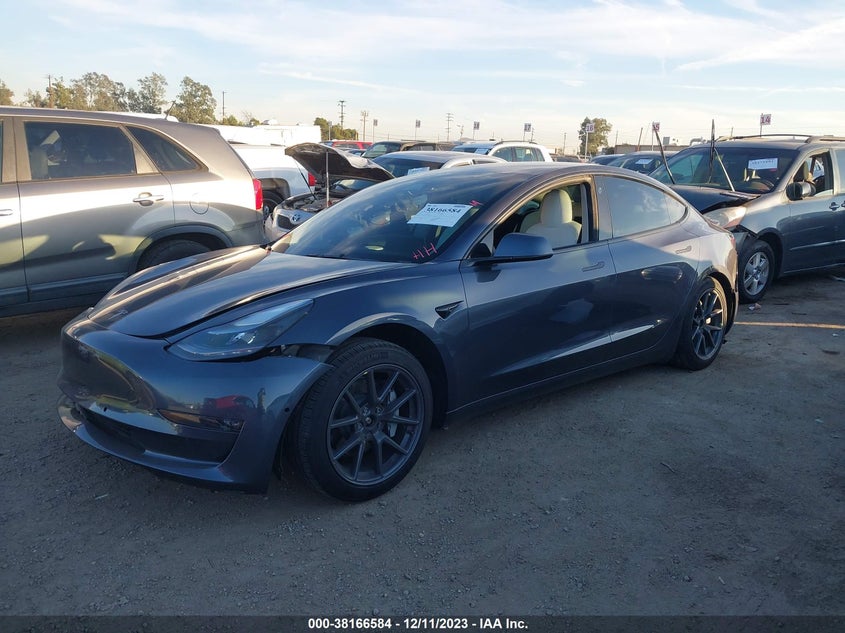 VIN 5YJ3E1EB9NF178321 2022 TESLA MODEL 3