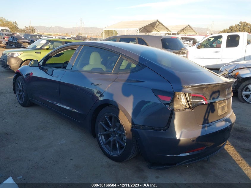 VIN 5YJ3E1EB9NF178321 2022 TESLA MODEL 3