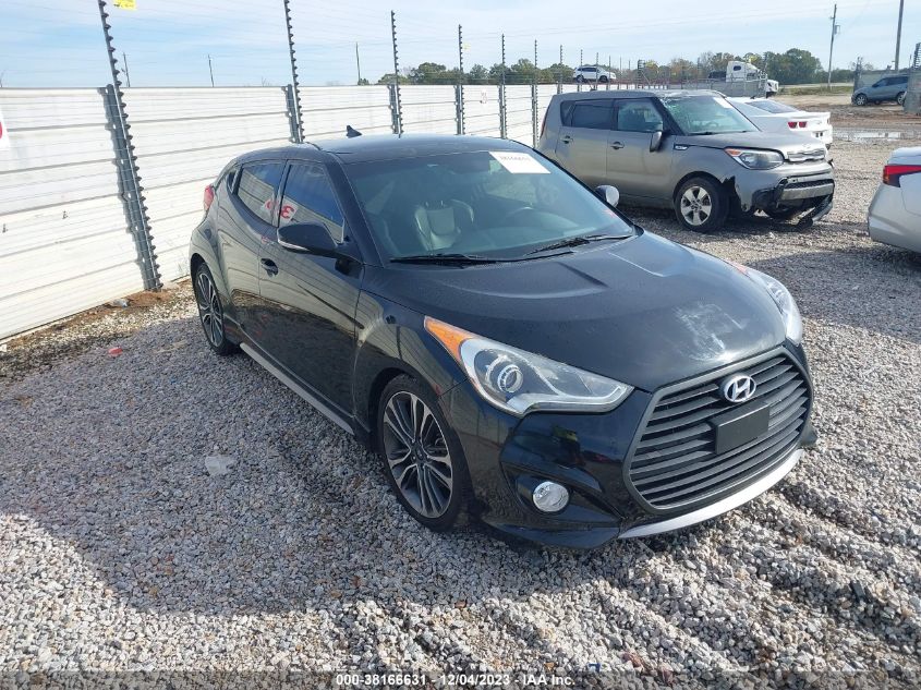 2016 HYUNDAI VELOSTER TURBO - KMHTC6AE2GU254826